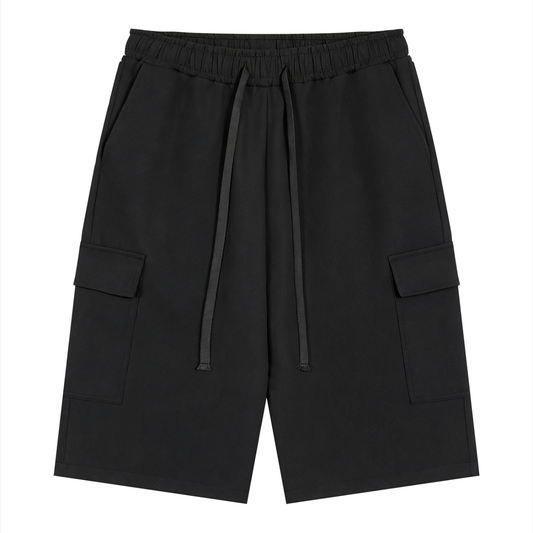 Unisex Drawstring Cargo Shorts