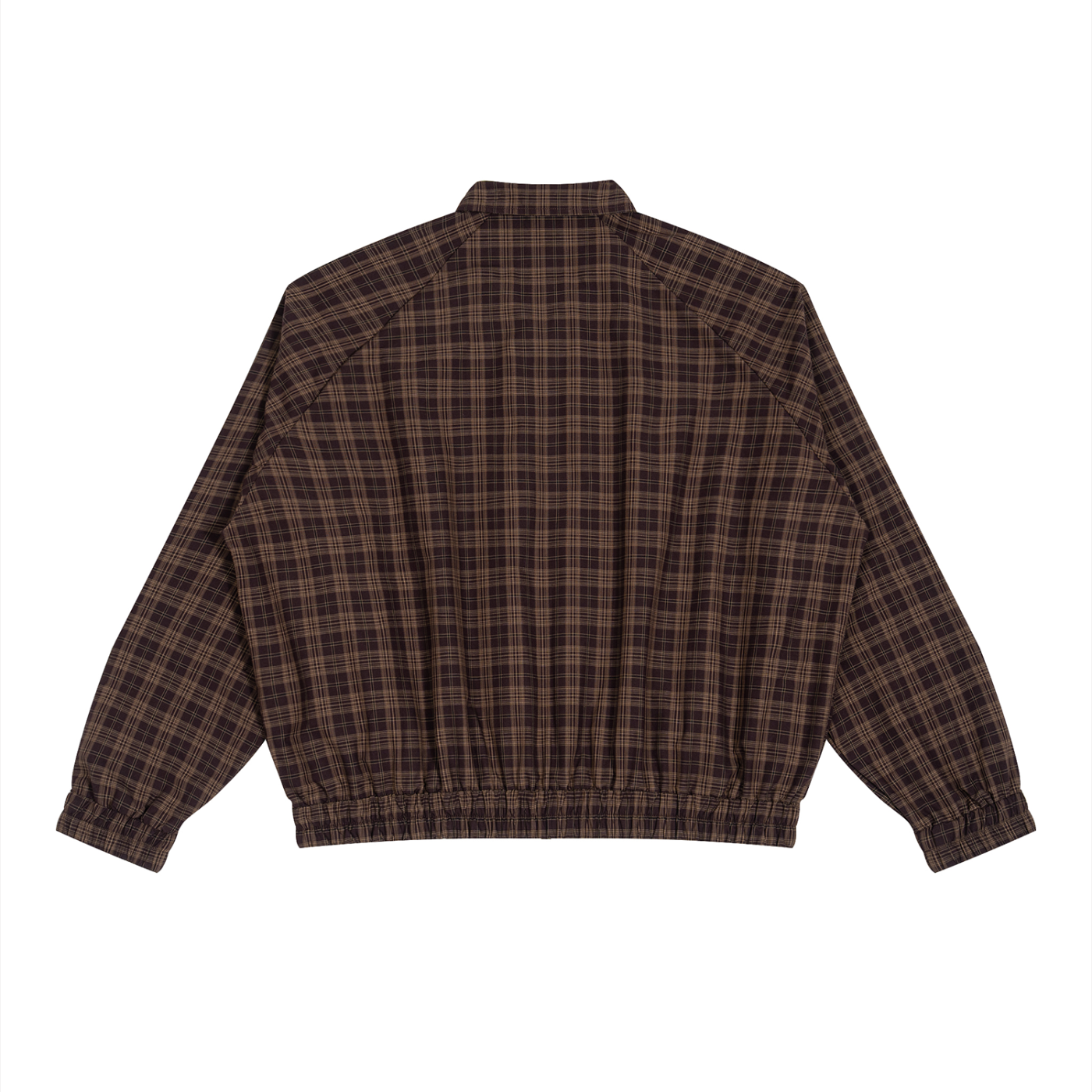 Unisex Plaid Full-Zip Track Jacket
