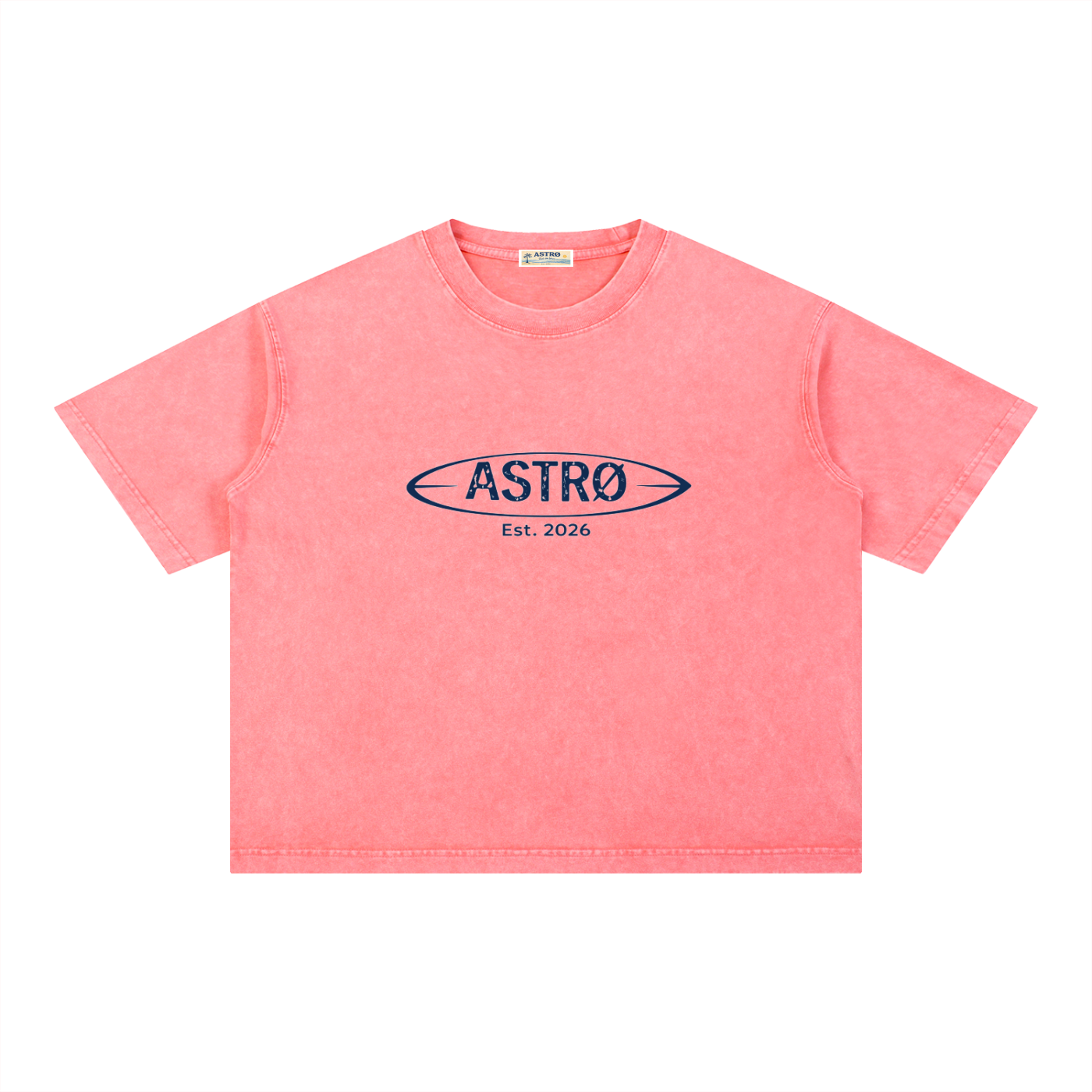 Mineral Wash Boxy Cotton T-Shirt