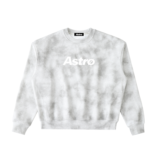Dirty Washed Boxy Fleeced Sweatshirt