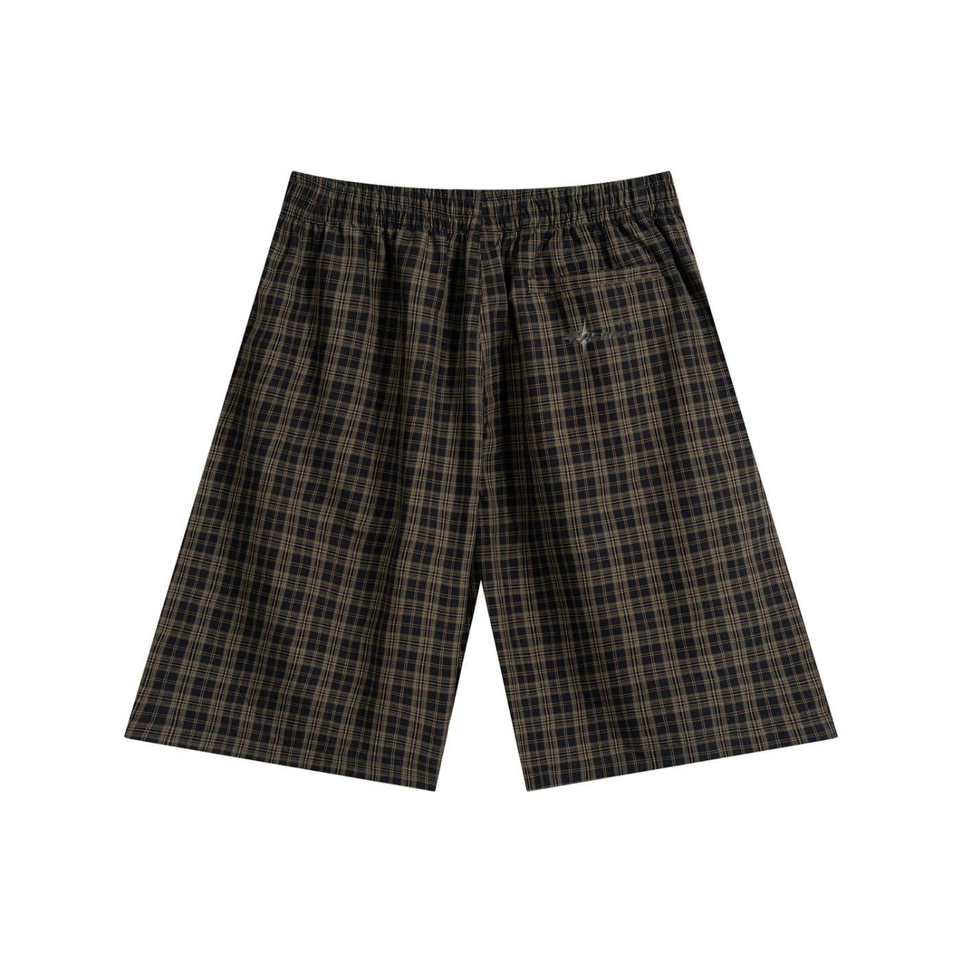 Unisex Plaid Wide Leg Shorts