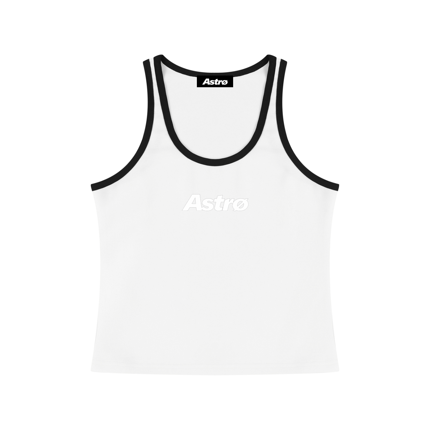 Women's Color Block Cropped Tank Top