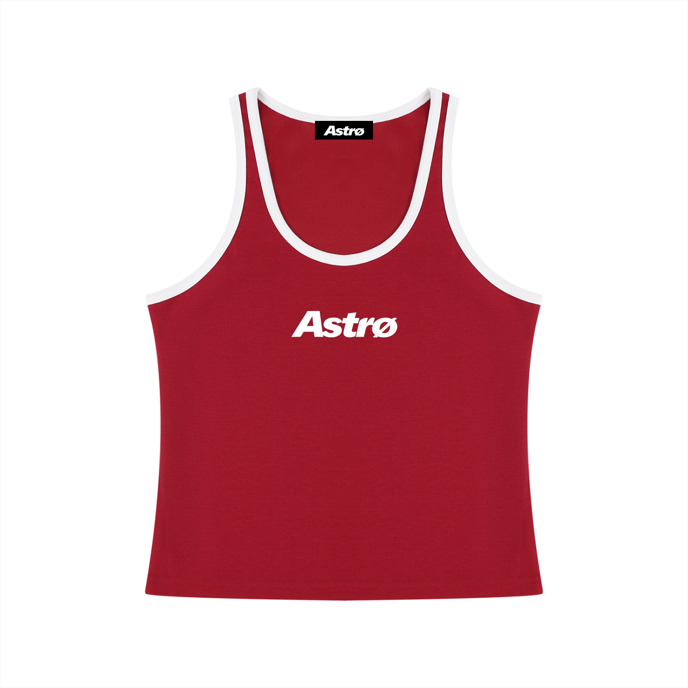 Women's Color Block Cropped Tank Top