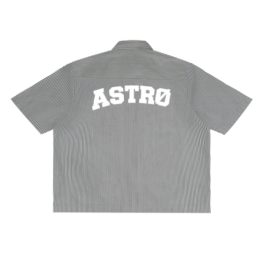 Oversized Vertical Stripe Boxy Shirt