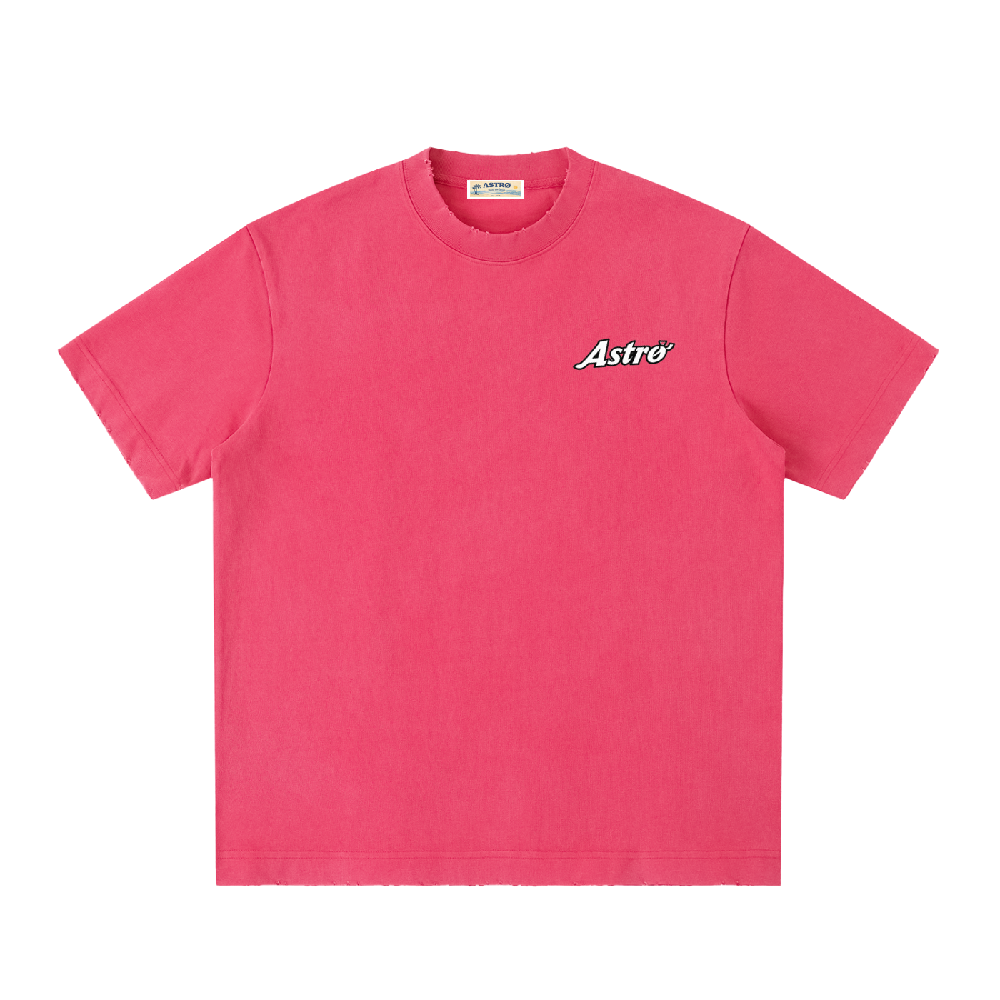 Heavyweight Vintage Washed Frayed T-Shirt