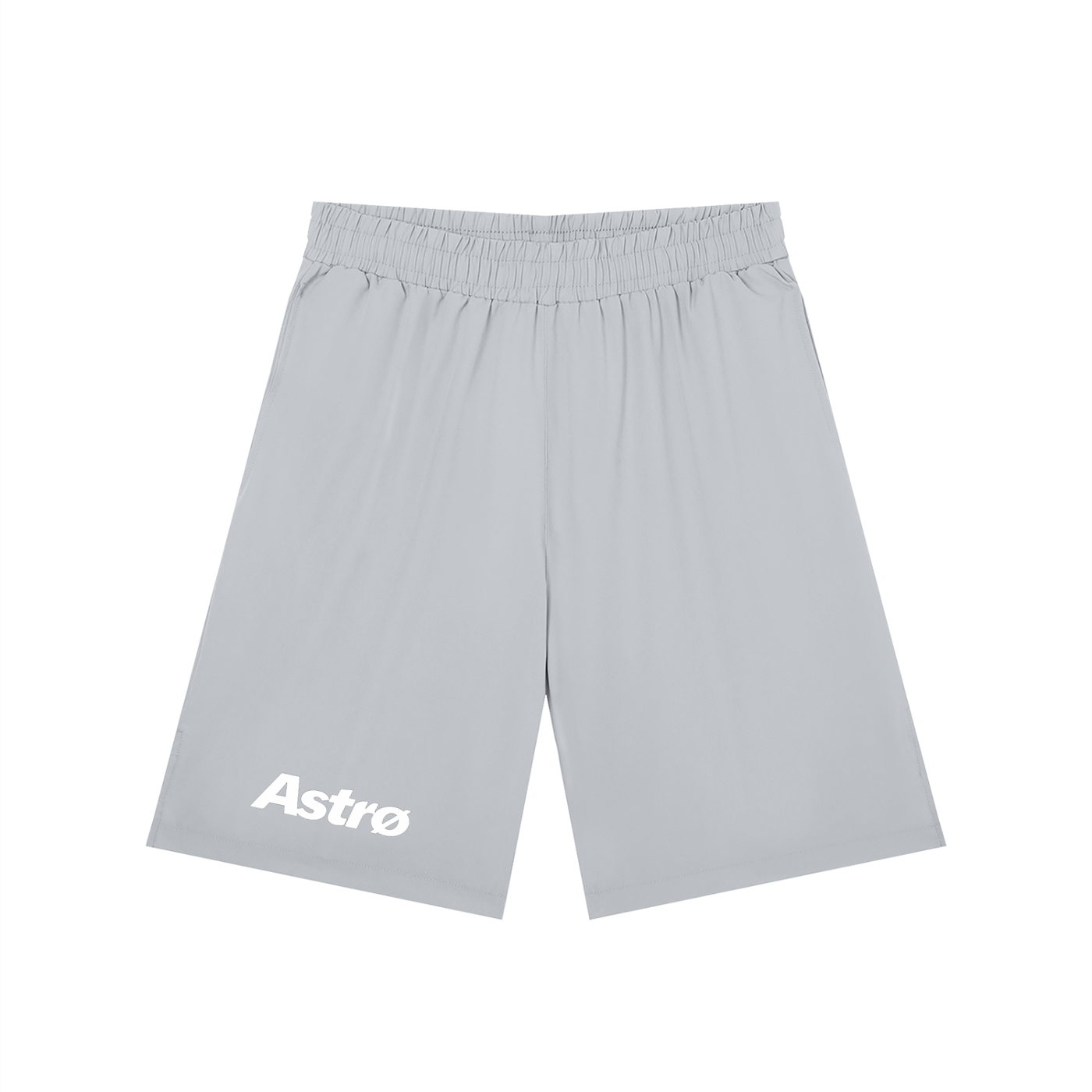 Men’s Solid Elastic Waist Shorts