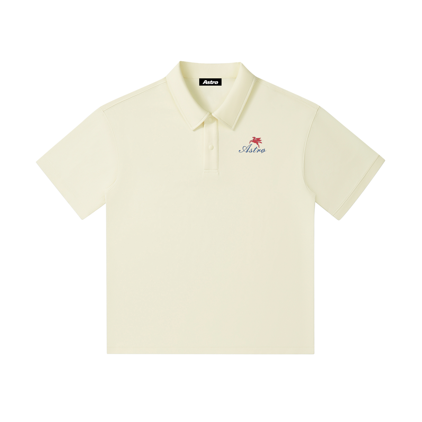 Drop Shoulder Short-Sleeve Polo