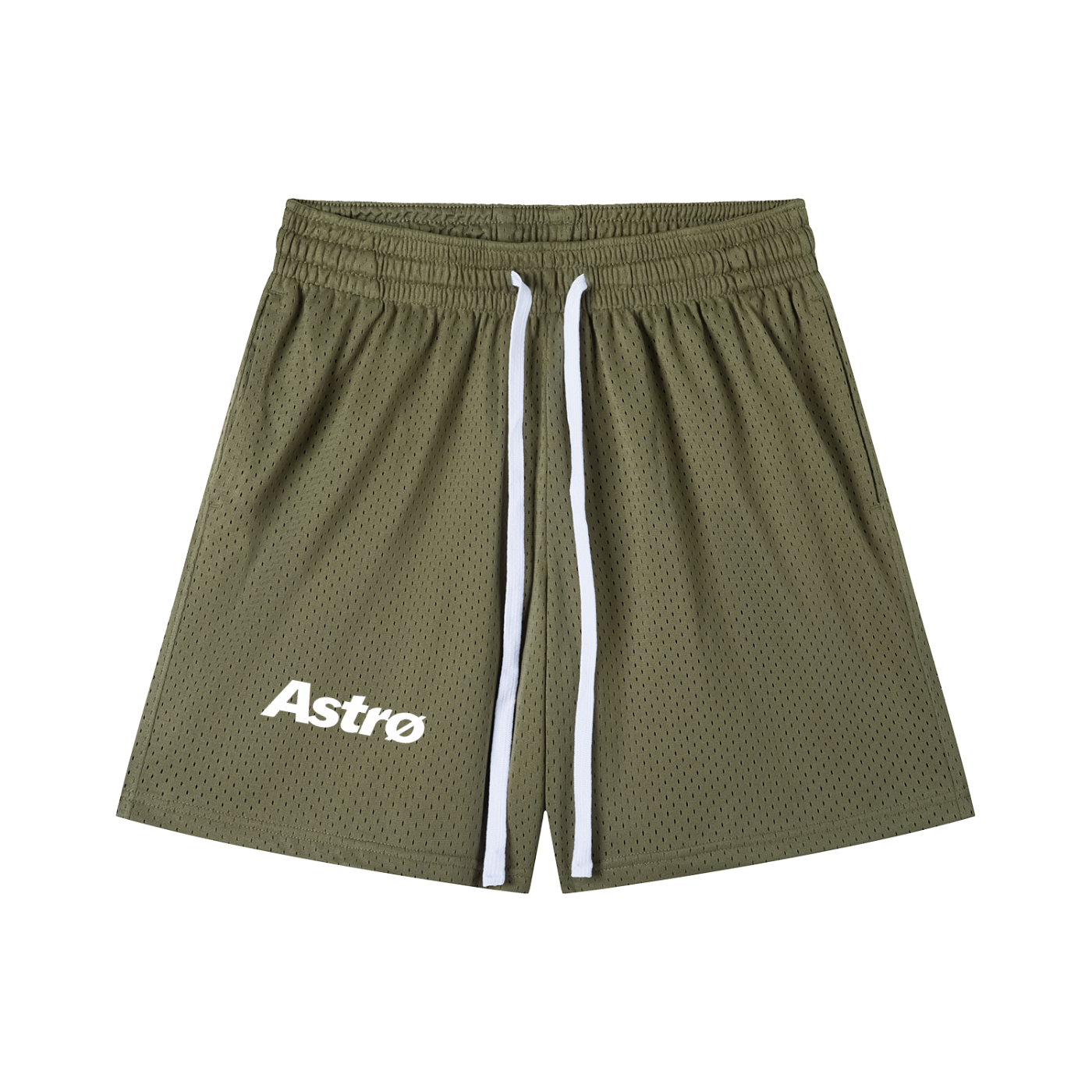 Mesh Drawstring Shorts
