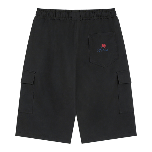 Unisex Drawstring Cargo Shorts