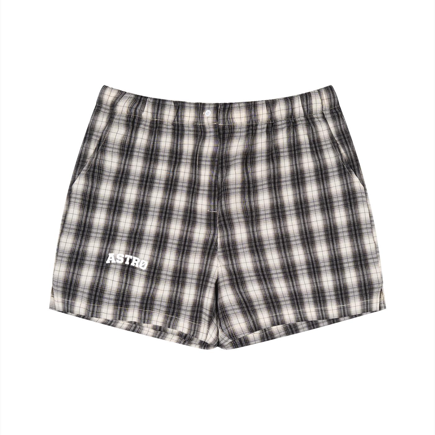 Unisex Plaid Shorts