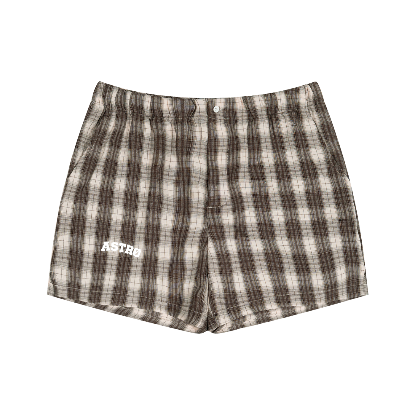 Unisex Plaid Shorts