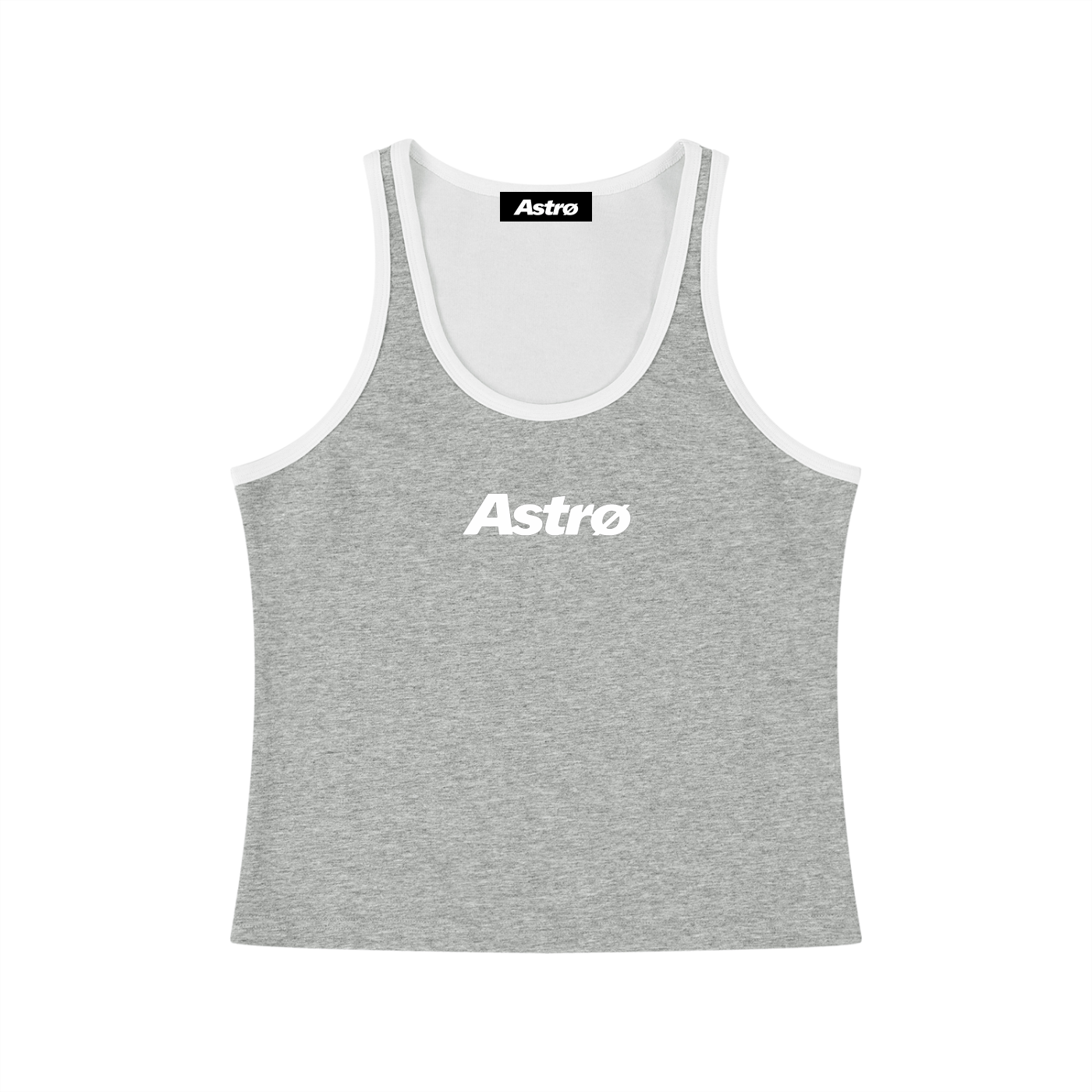 Women's Color Block Cropped Tank Top
