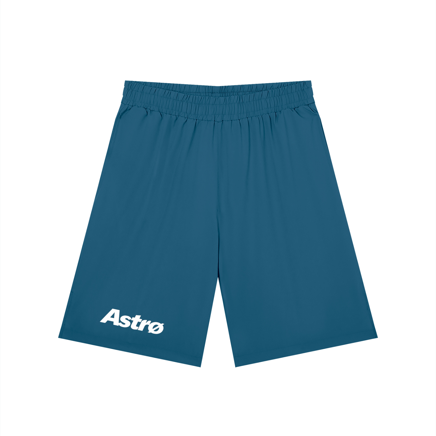 Men’s Solid Elastic Waist Shorts