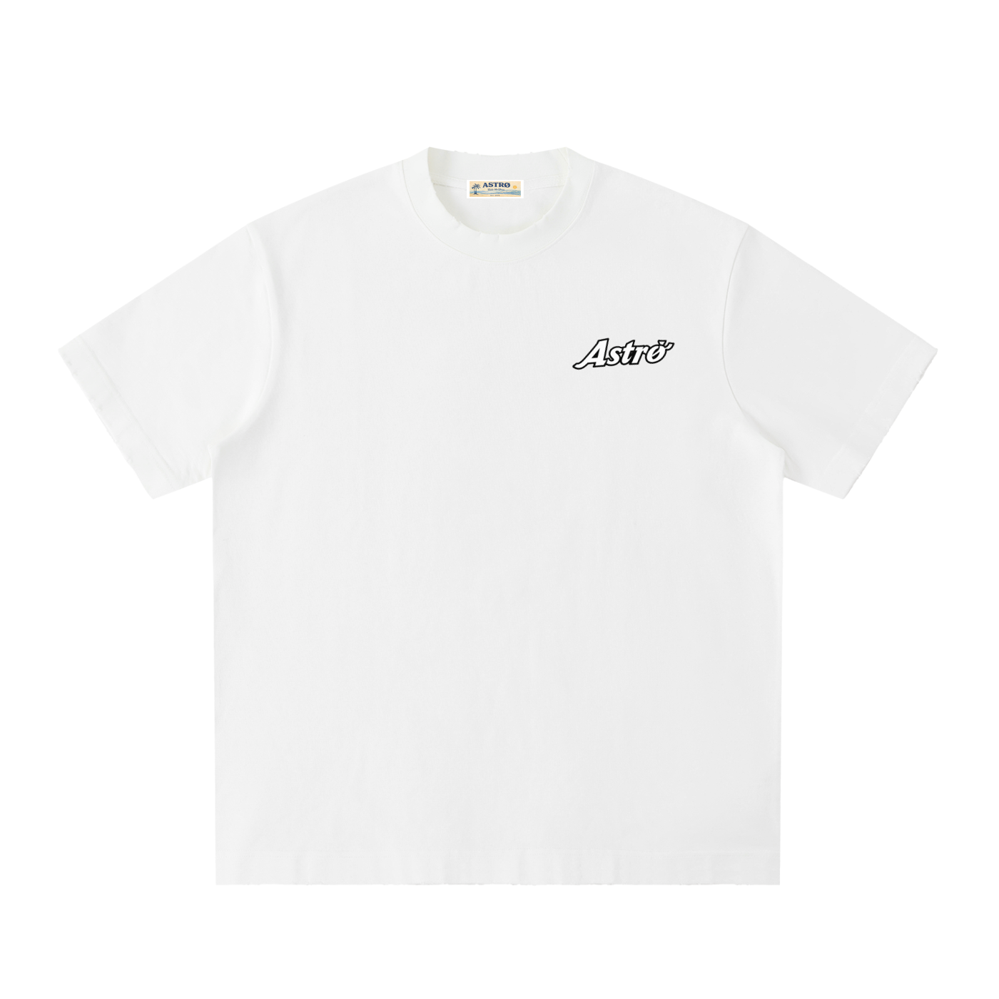 Heavyweight Vintage Washed Frayed T-Shirt