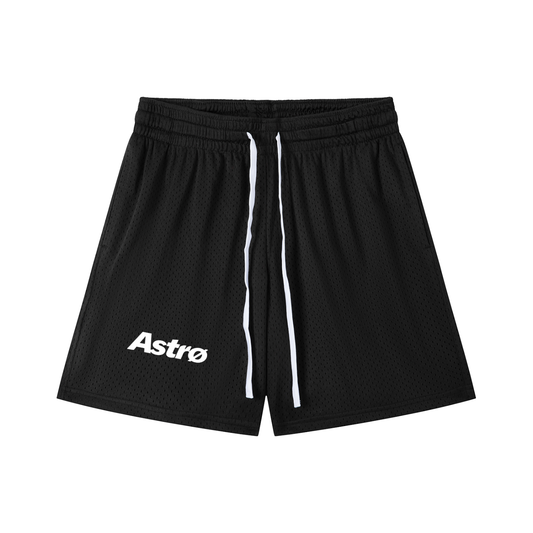 Mesh Drawstring Shorts
