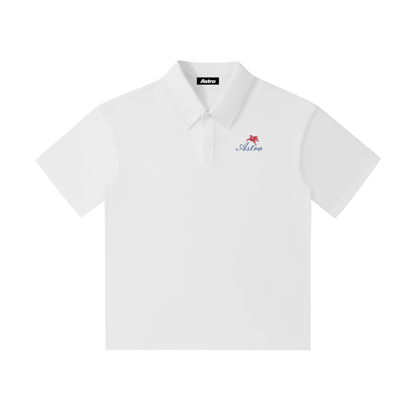 Drop Shoulder Short-Sleeve Polo