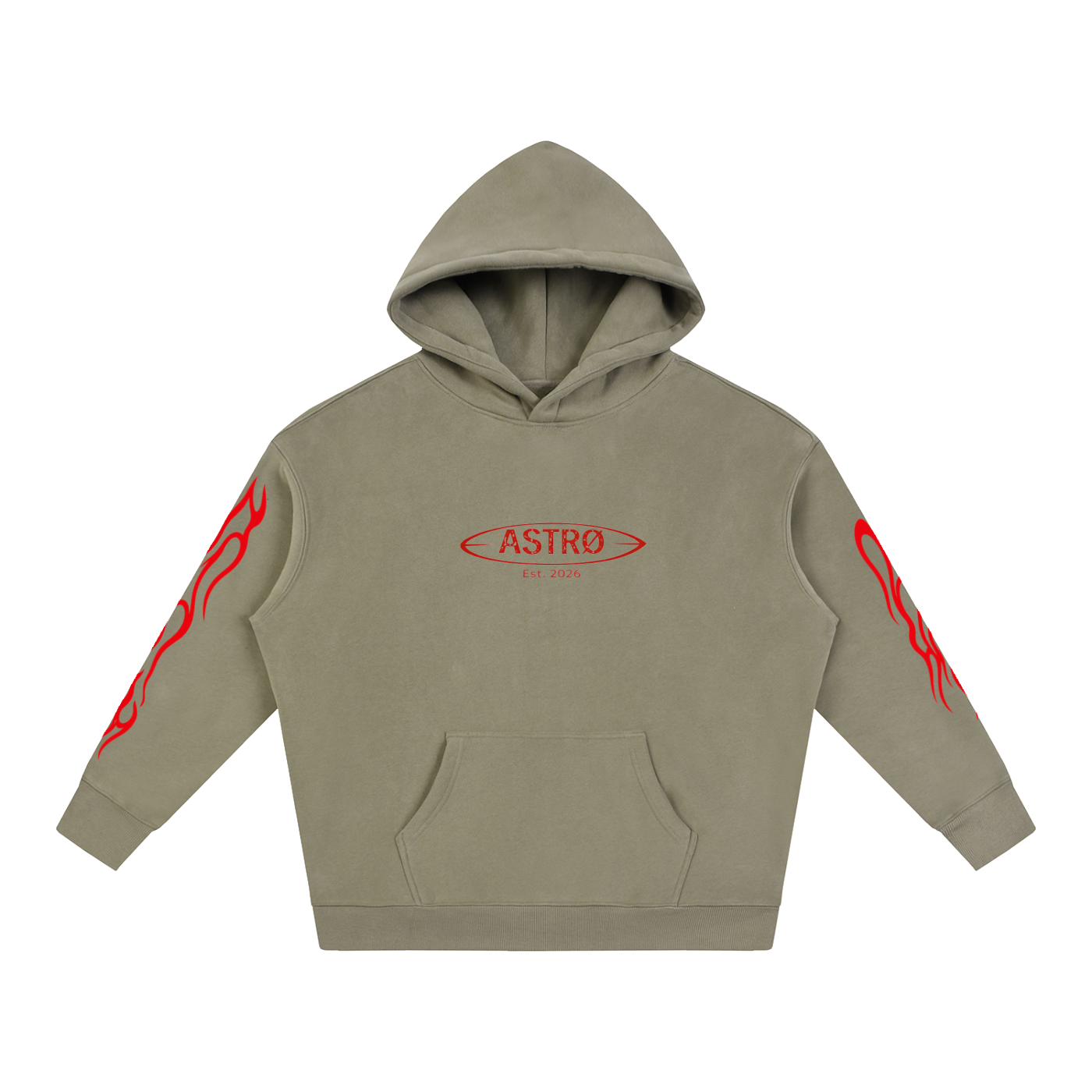 Oversize Fleeced Hoodie