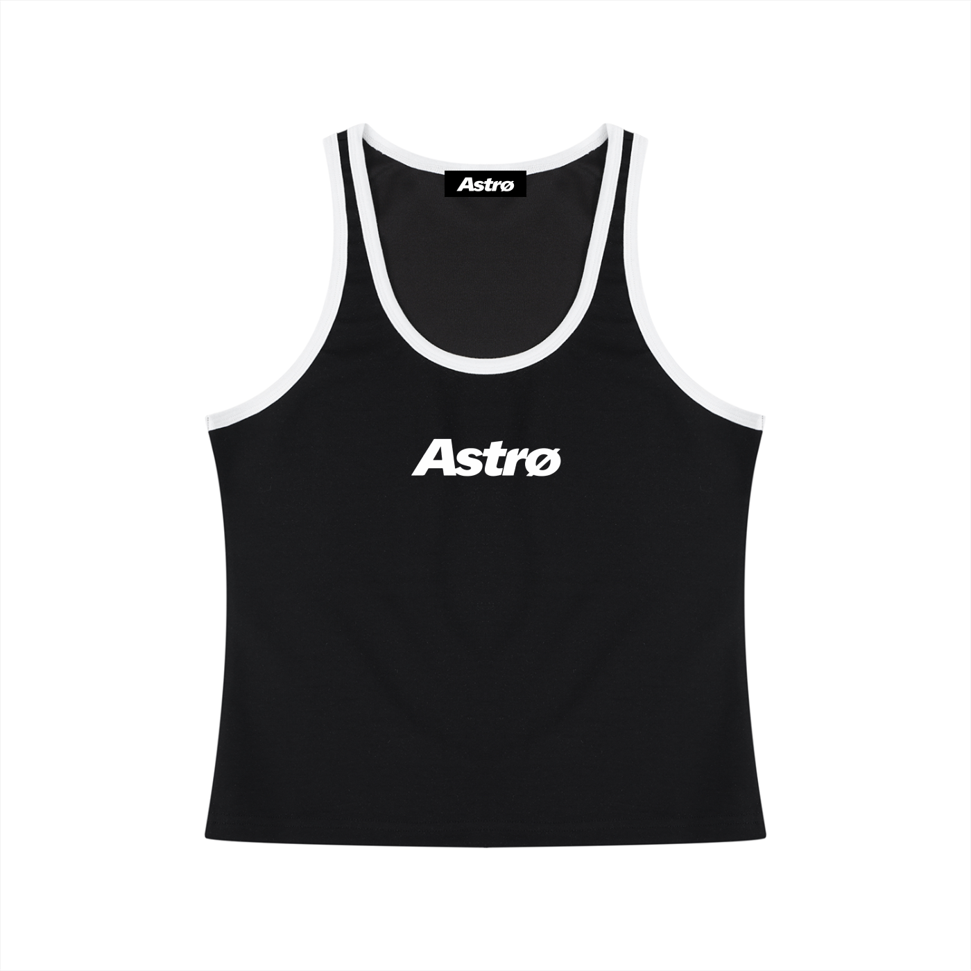 Women's Color Block Cropped Tank Top