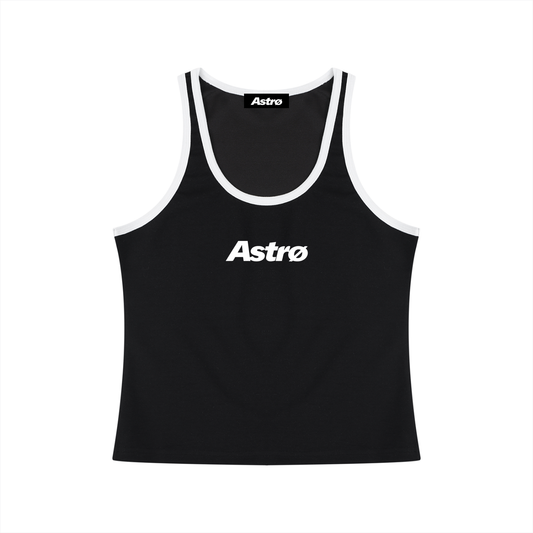 Women's Color Block Cropped Tank Top