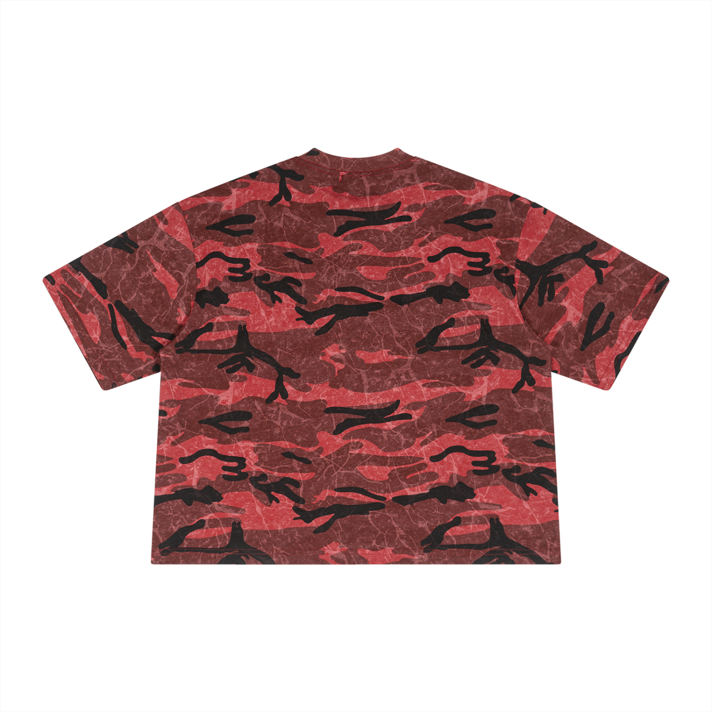 Unisex Boxy Camo Print T-Shirt