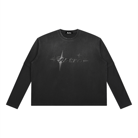 Unisex Vintage Wash Layered T-Shirt