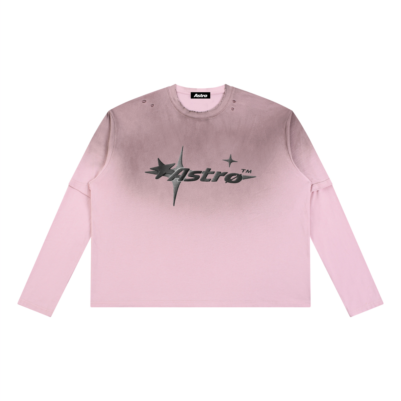 Unisex Vintage Wash Layered T-Shirt