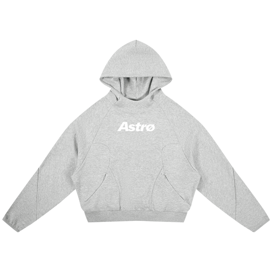 Curved Panel Raglan Hoodie