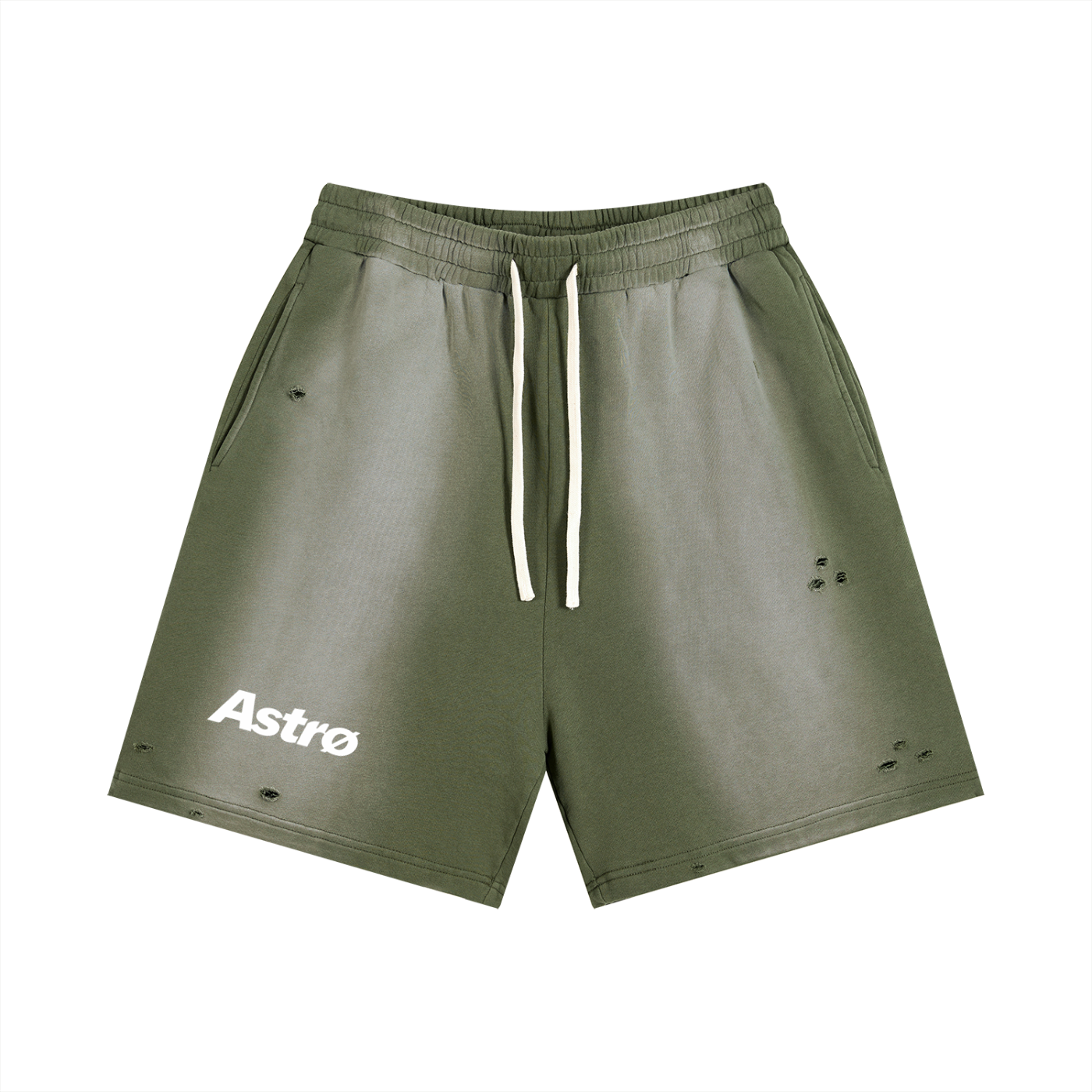 Sun Fade Distressed Shorts