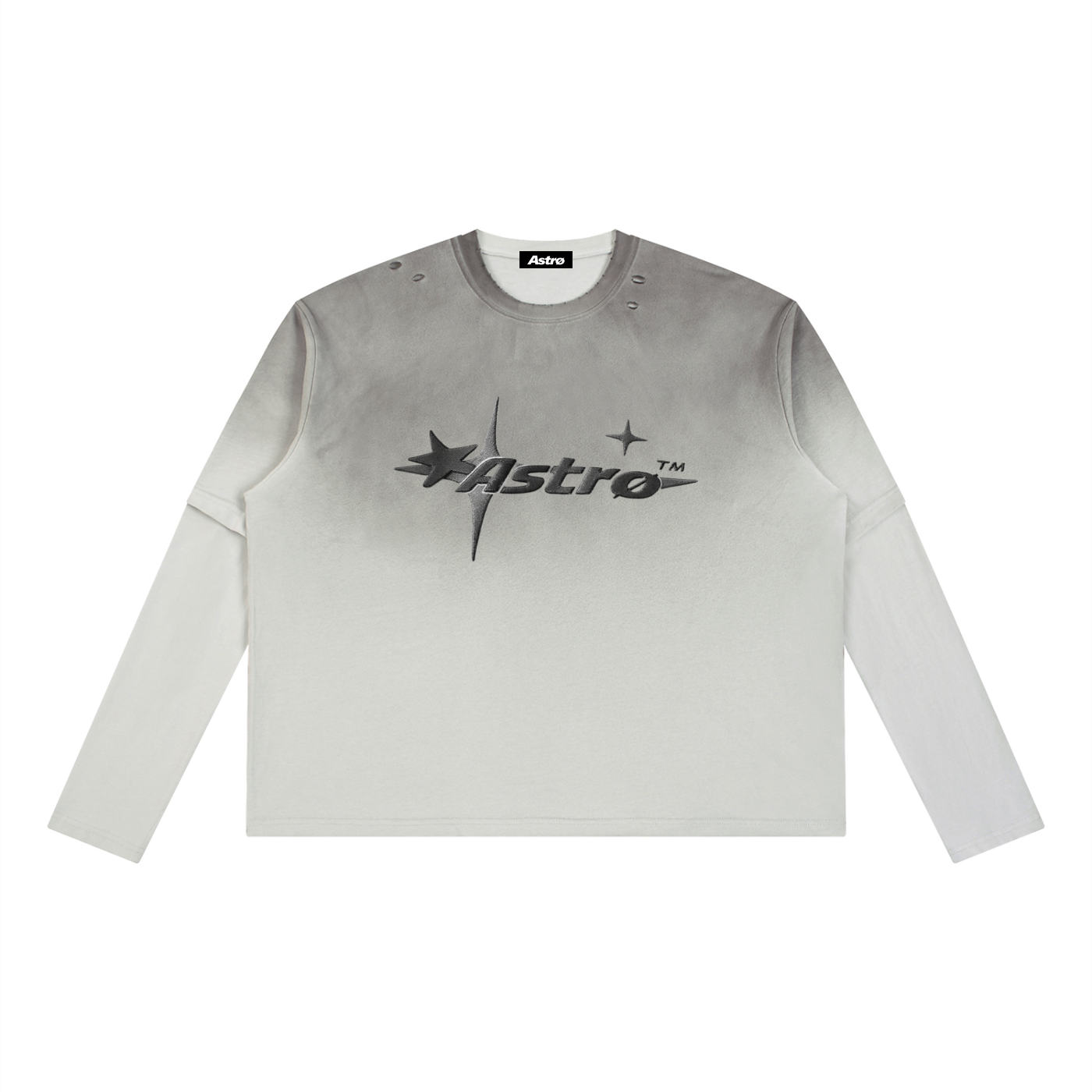 Unisex Vintage Wash Layered T-Shirt