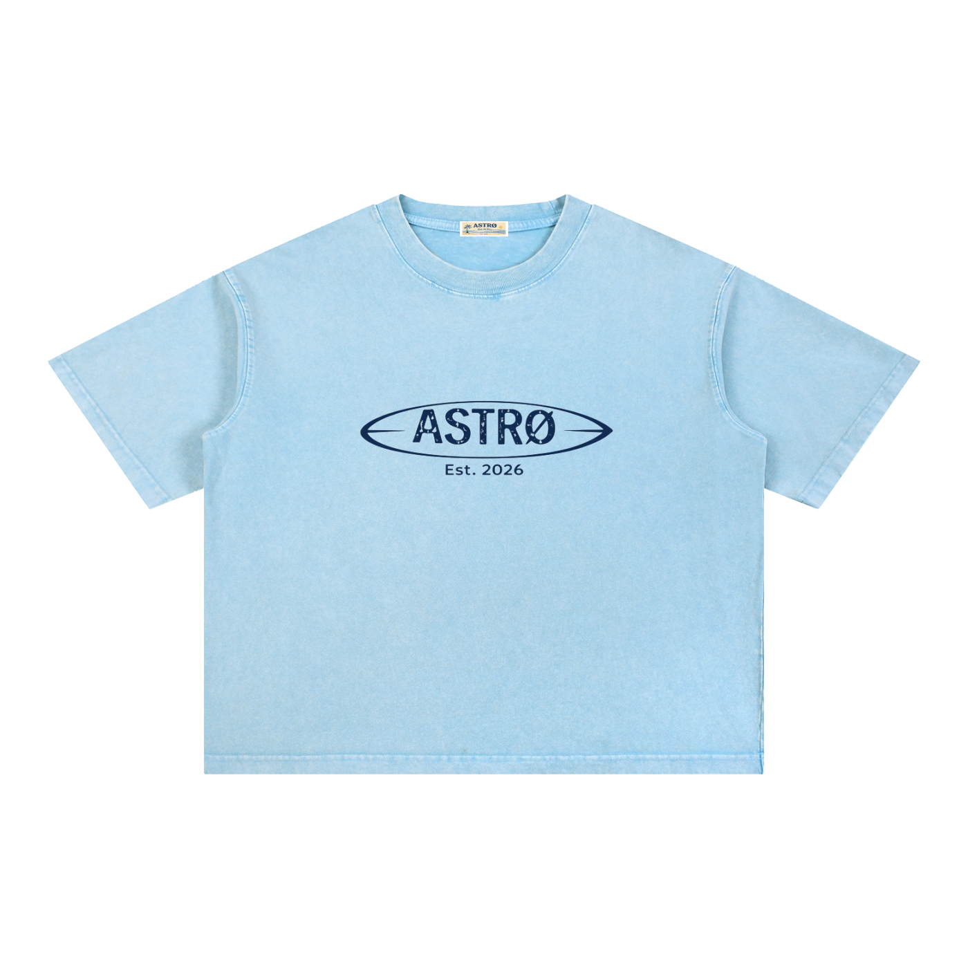 Mineral Wash Boxy Cotton T-Shirt