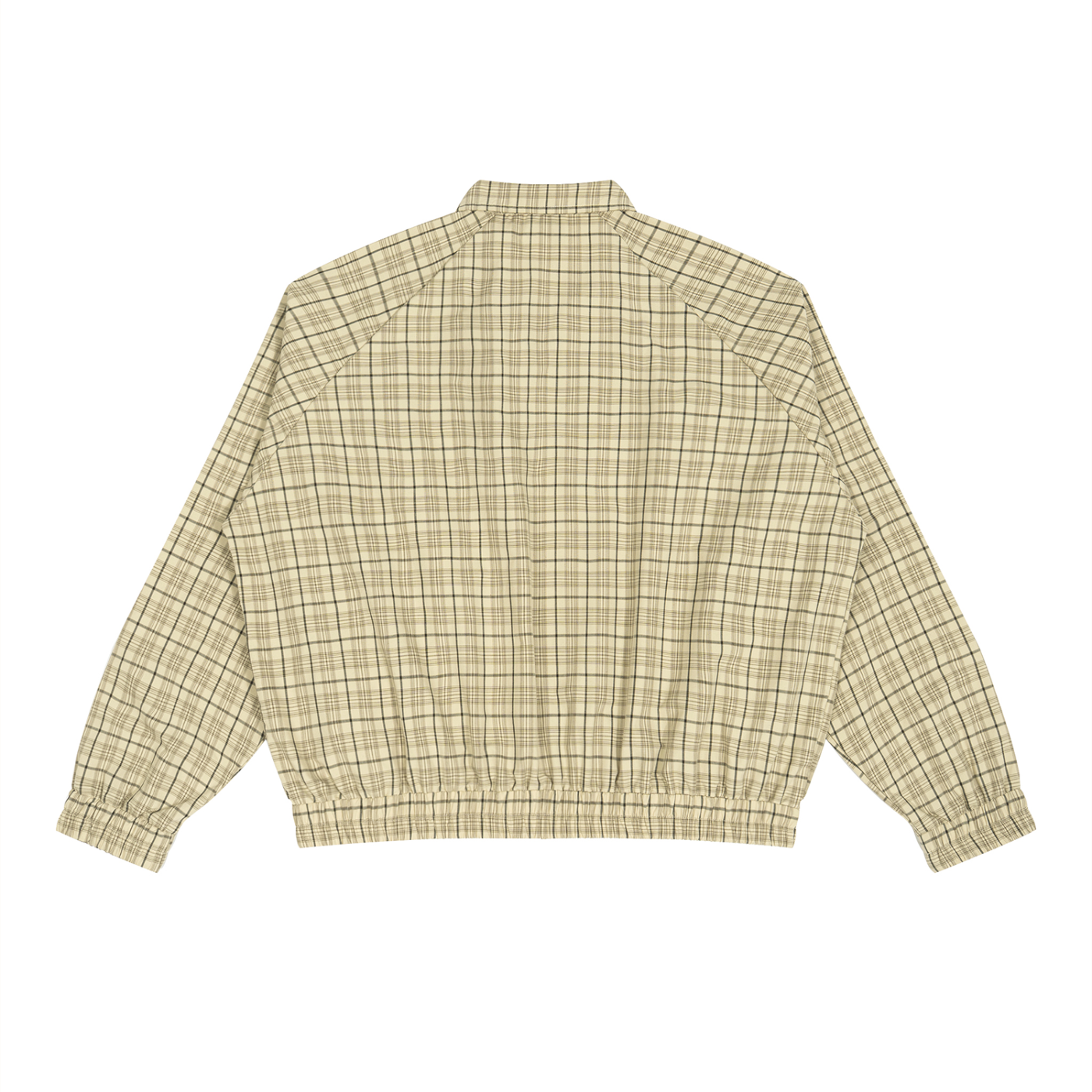 Unisex Plaid Full-Zip Track Jacket