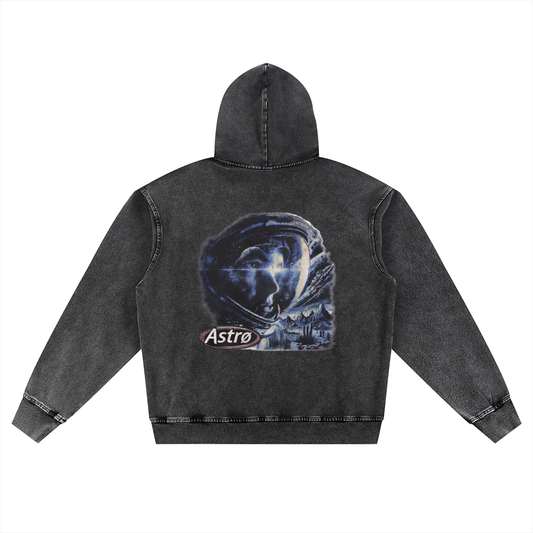 Snow Wash Oversized Hoodie