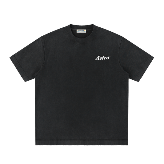 Heavyweight Vintage Washed Frayed T-Shirt
